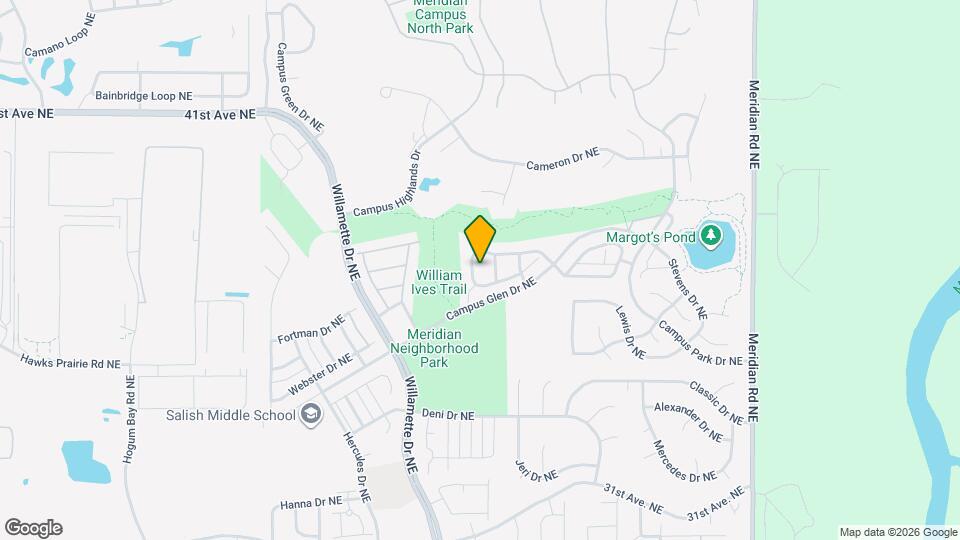 8971 Campus Meadows Loop NE Map and Location Details