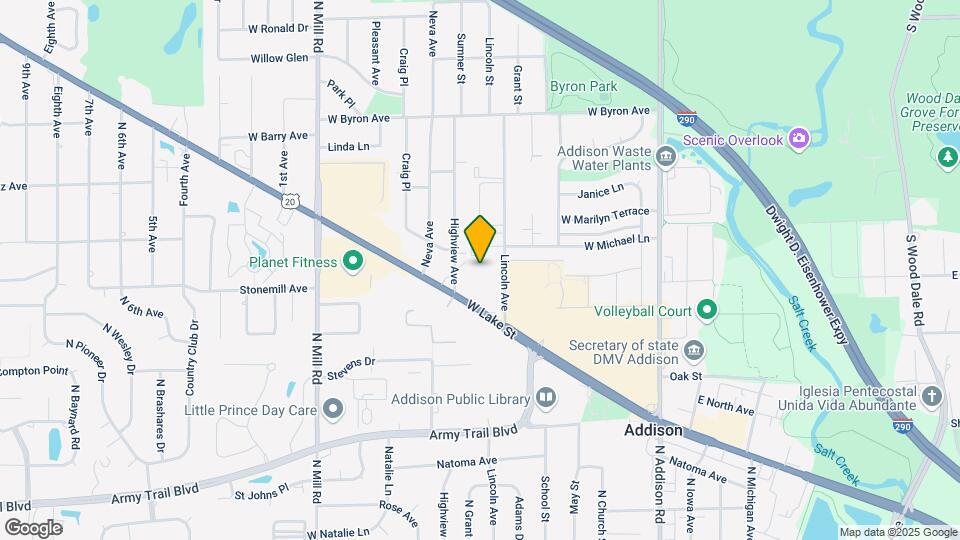 340 Lincoln Ct Map and Location Details