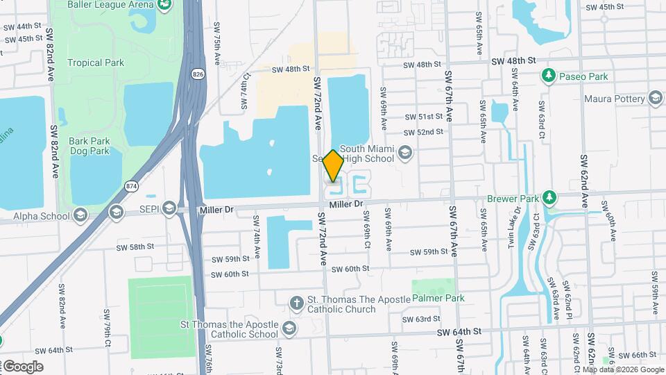 7140 SW 55th Ter W Mapa y Detalles de la Ubicación