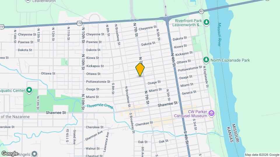 713 Pottawatomie St Map and Location Details