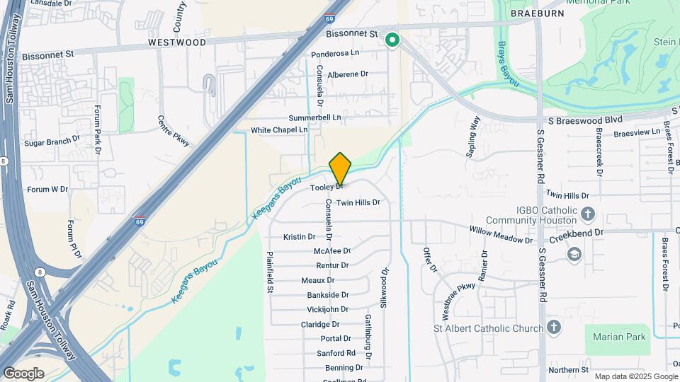 9223 Tooley Dr Map and Location Details