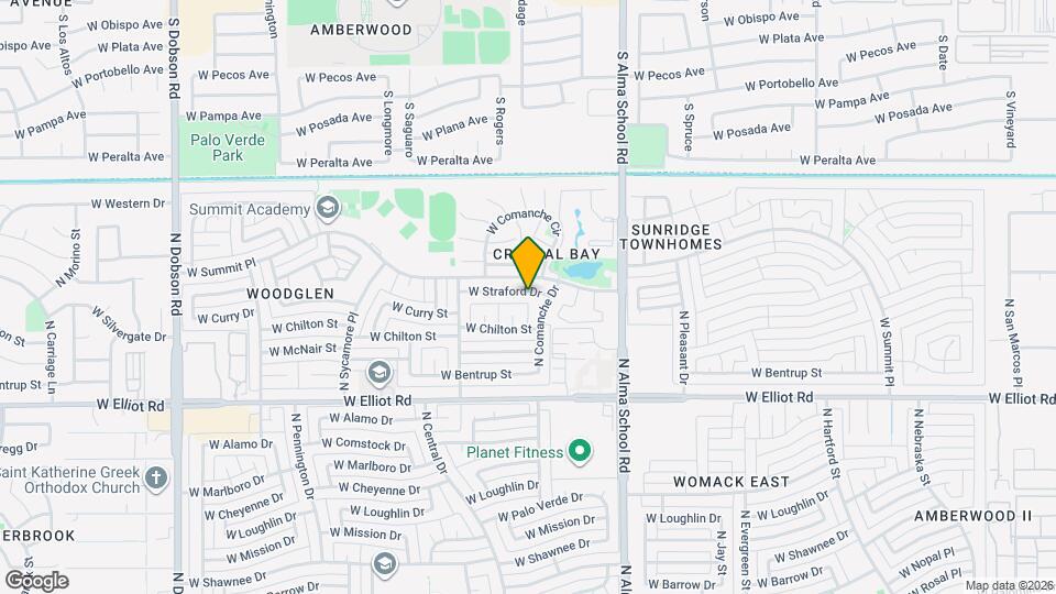 1229 W Straford Dr Map and Location Details