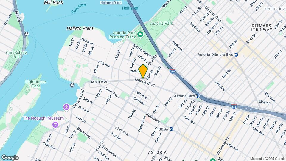 2107 Astoria Blvd Map and Location Details