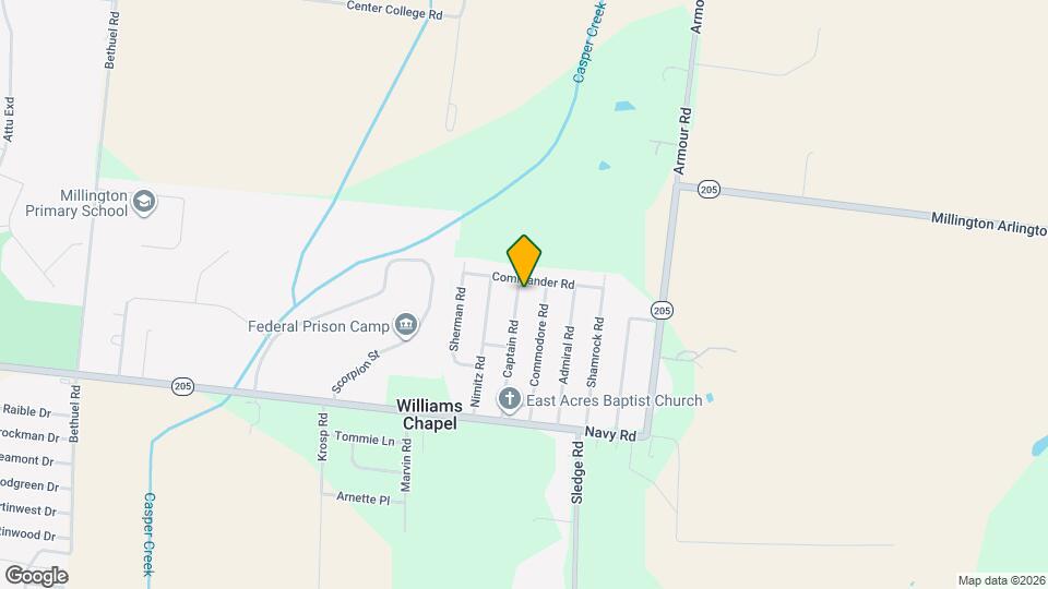 7854 Captain Rd Map and Location Details