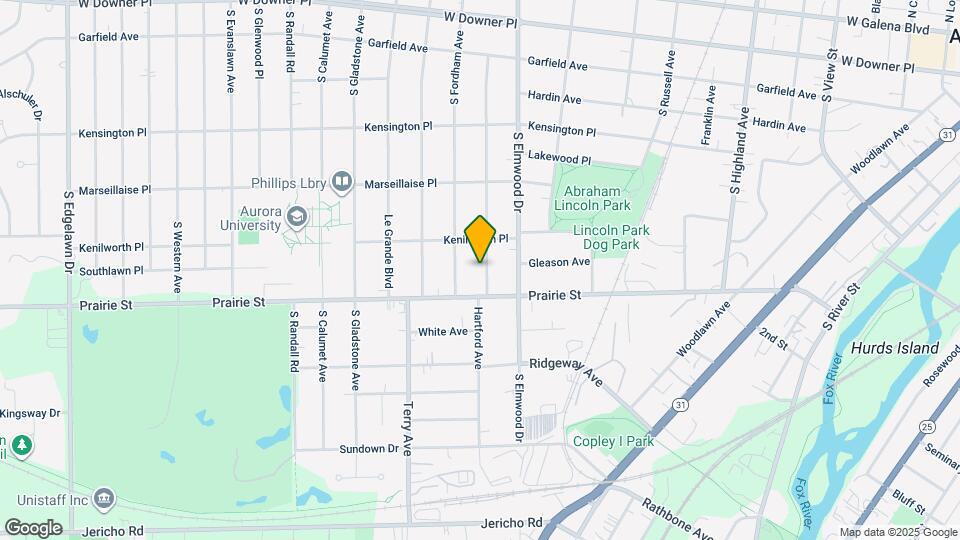 425 Ingleside Ave Map and Location Details