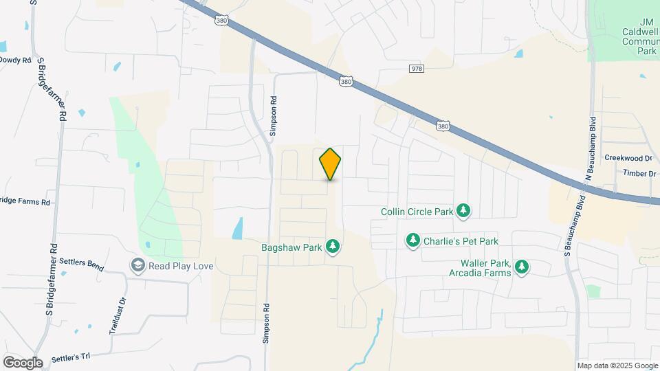 911 Ponderosa Ln Map and Location Details