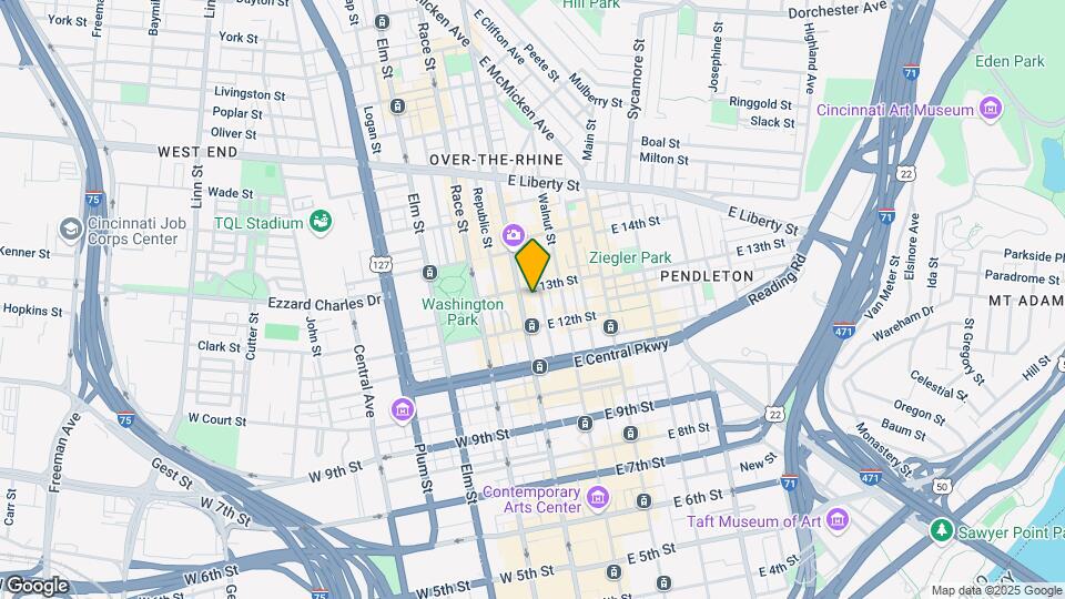 1225 Jackson St Map and Location Details