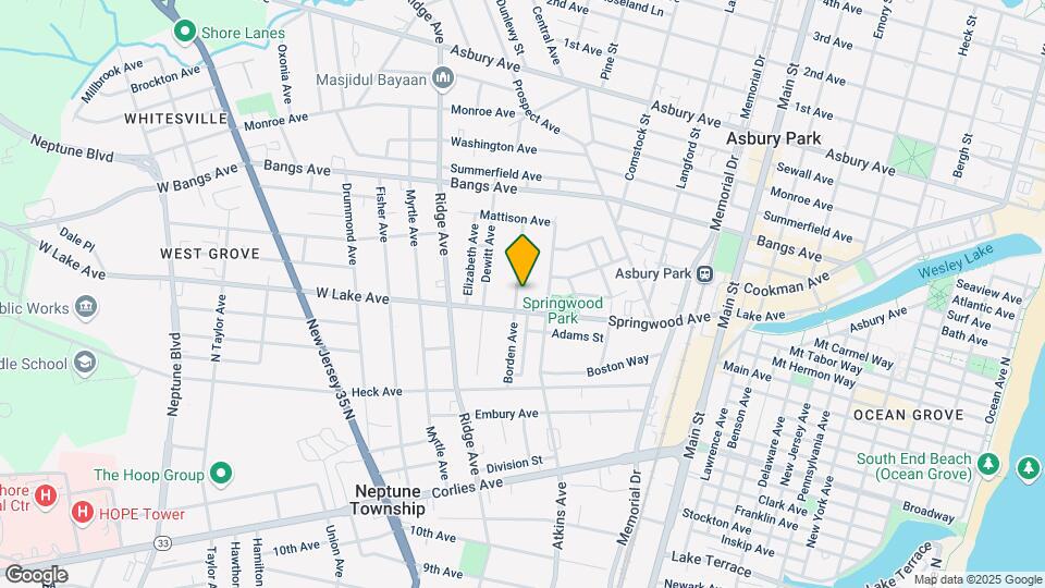 114 Borden Ave Mapa y Detalles de la Ubicación