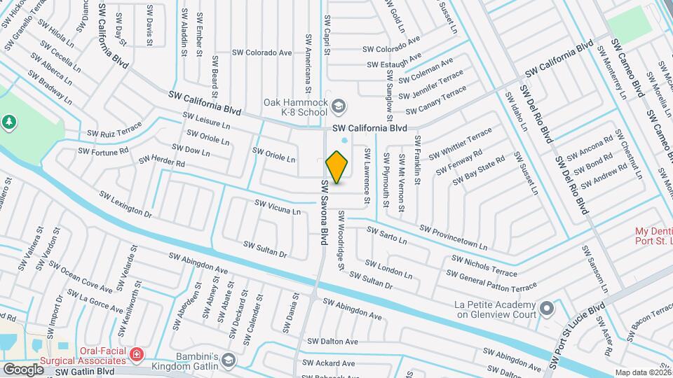 1273 SW Granville Ave Map and Location Details