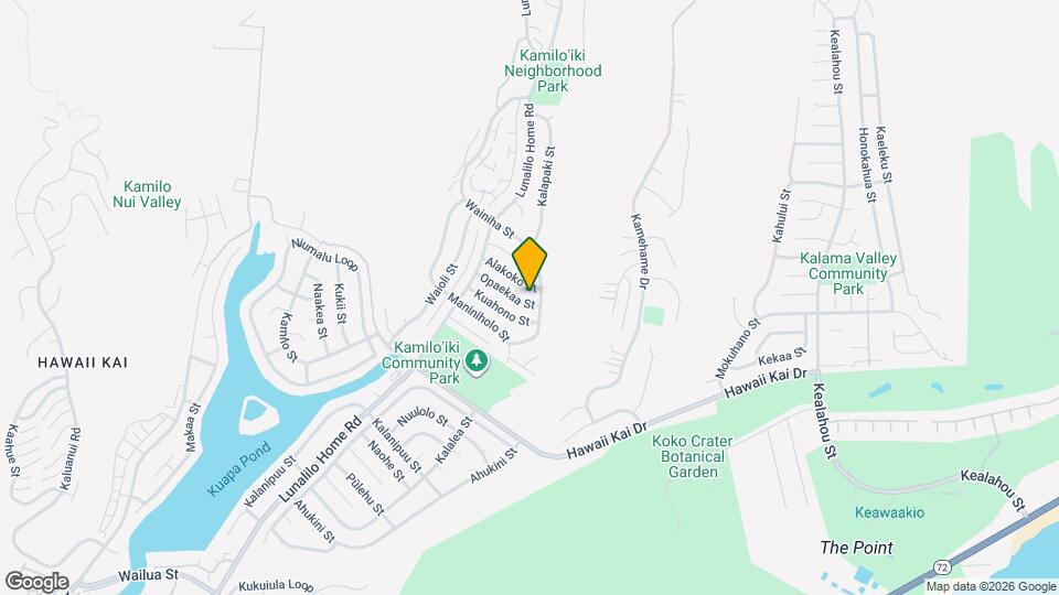 7247 Alakoko St Map and Location Details