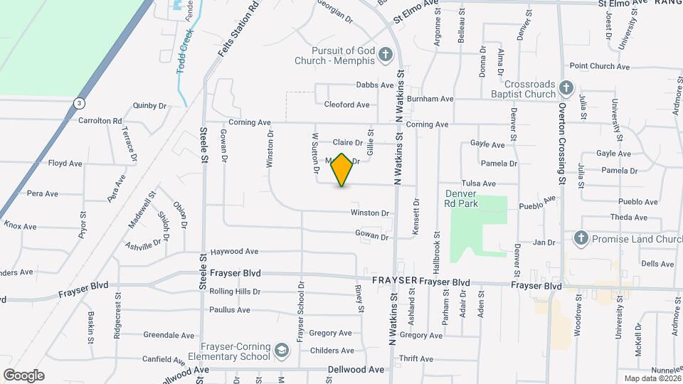 1711 S Sutton Dr Map and Location Details