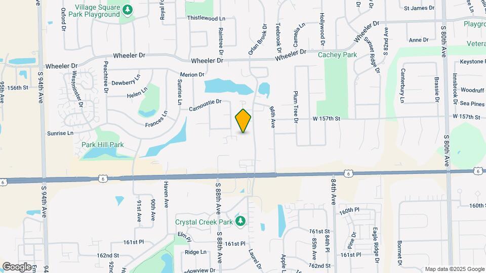 15808 Orlan Brook Dr Mapa y Detalles de la Ubicación