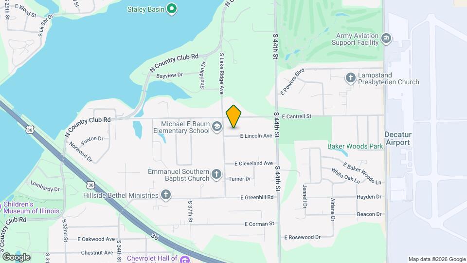 4224 E Lincoln Ave Map and Location Details