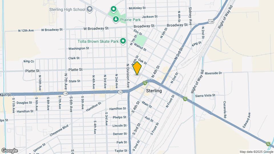 215 N 5th St Map and Location Details