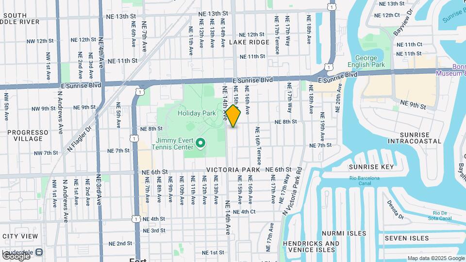 735 NE 15th Ave Map and Location Details