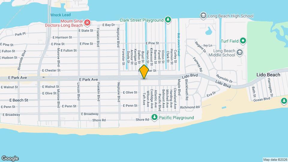 714 E Park Ave Map and Location Details