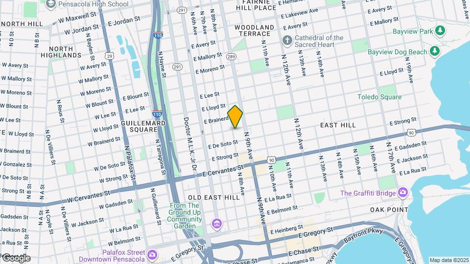 801 E Gonzalez St Map and Location Details