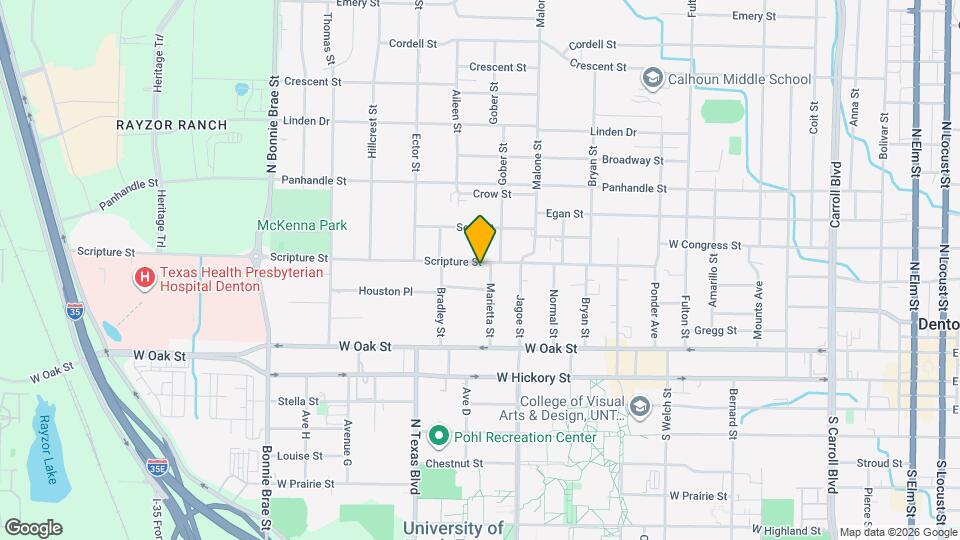 1819 Scripture St Map and Location Details