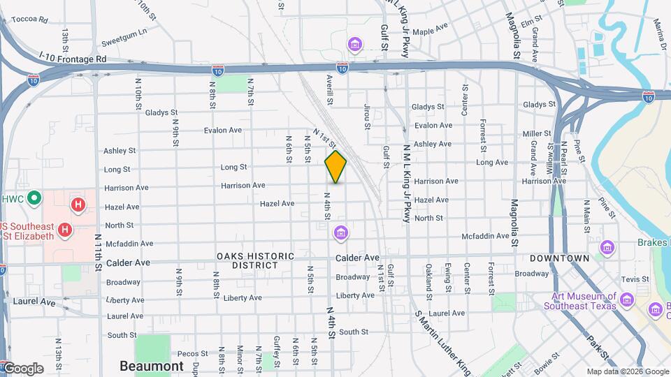 1951 Harrison Ave Map and Location Details