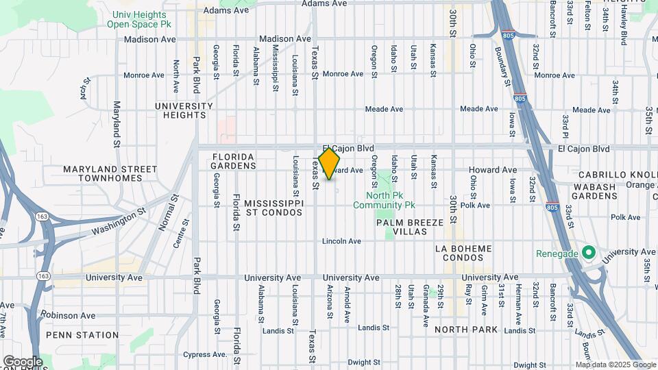 4162 Arizona St Mapa y Detalles de la Ubicación
