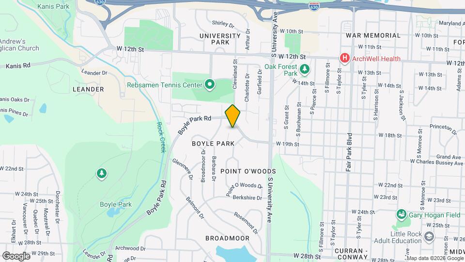 1805 Joyce Ct Map and Location Details