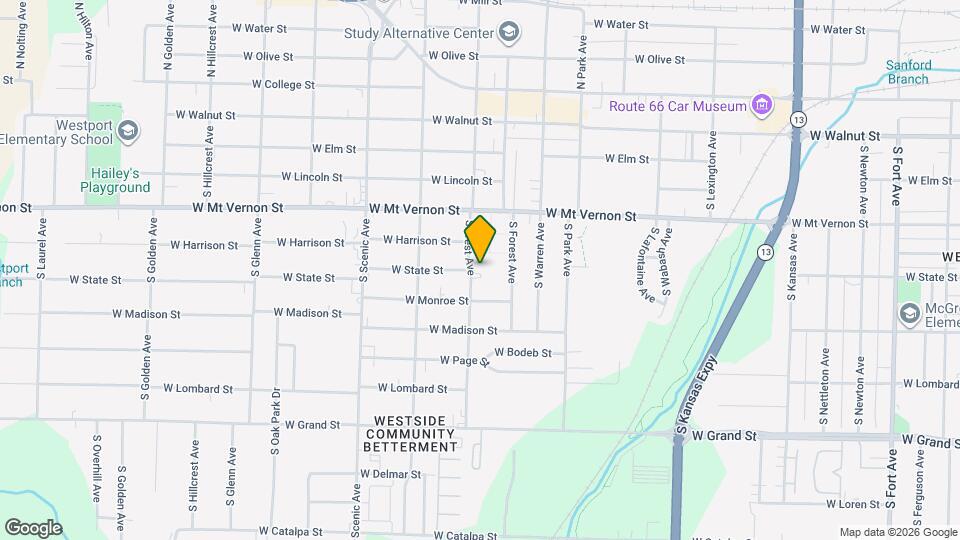 700 1/2 S West Ave Map and Location Details