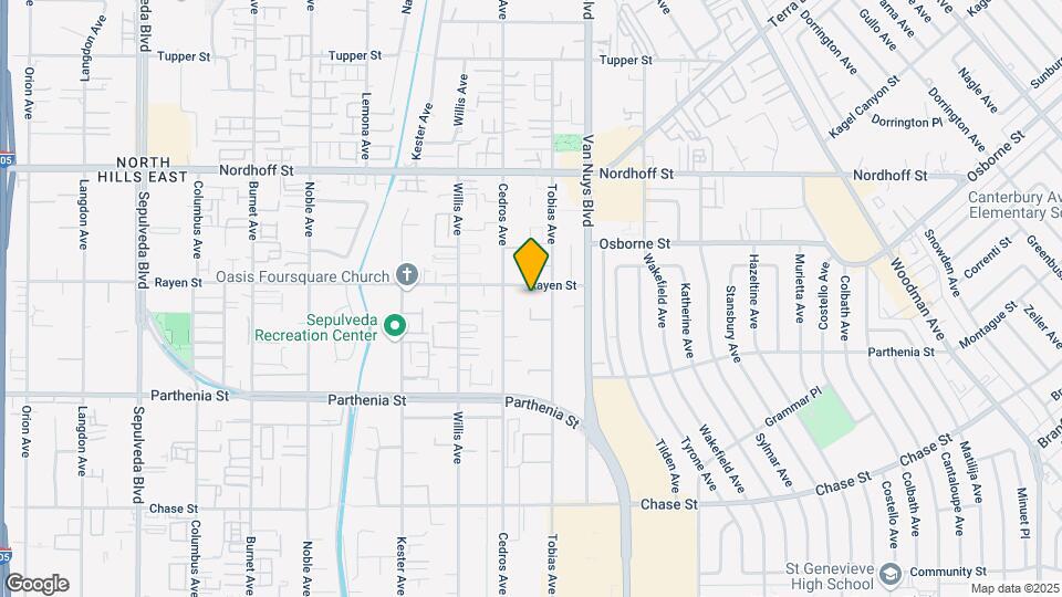 14674 Rayen St Mapa y Detalles de la Ubicación