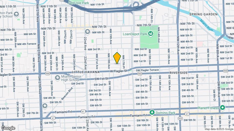 1832 NW Flagler Ter Map and Location Details