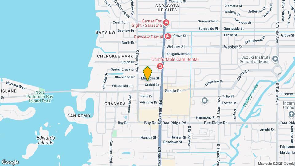 1865 Orchid St Map and Location Details