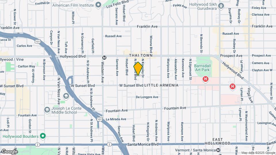 1528 N Harvar Map and Location Details
