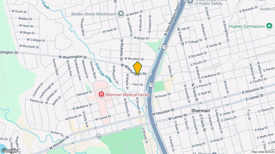 524 N Woods St Map and Location Details