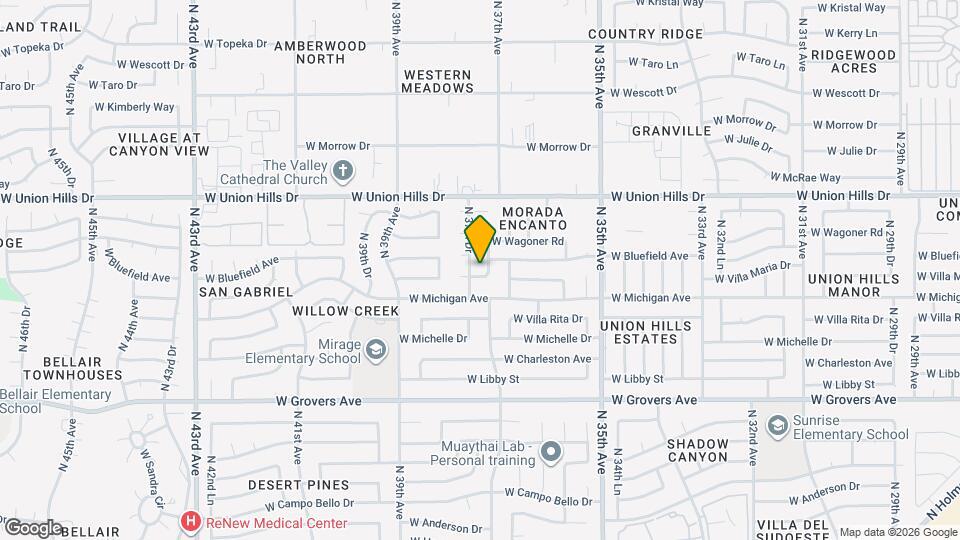 3712 W Villa Maria Dr Map and Location Details
