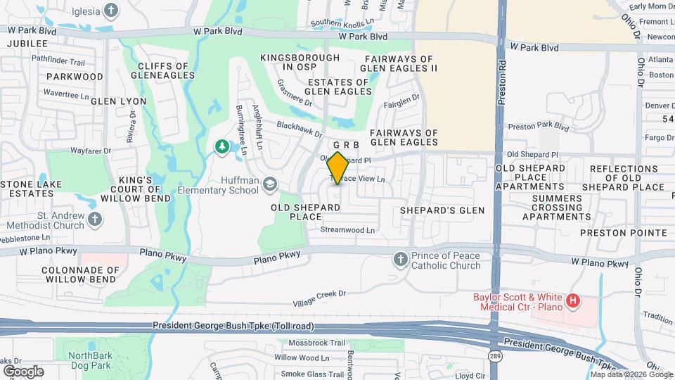 1325 Shamrock Ln Map and Location Details