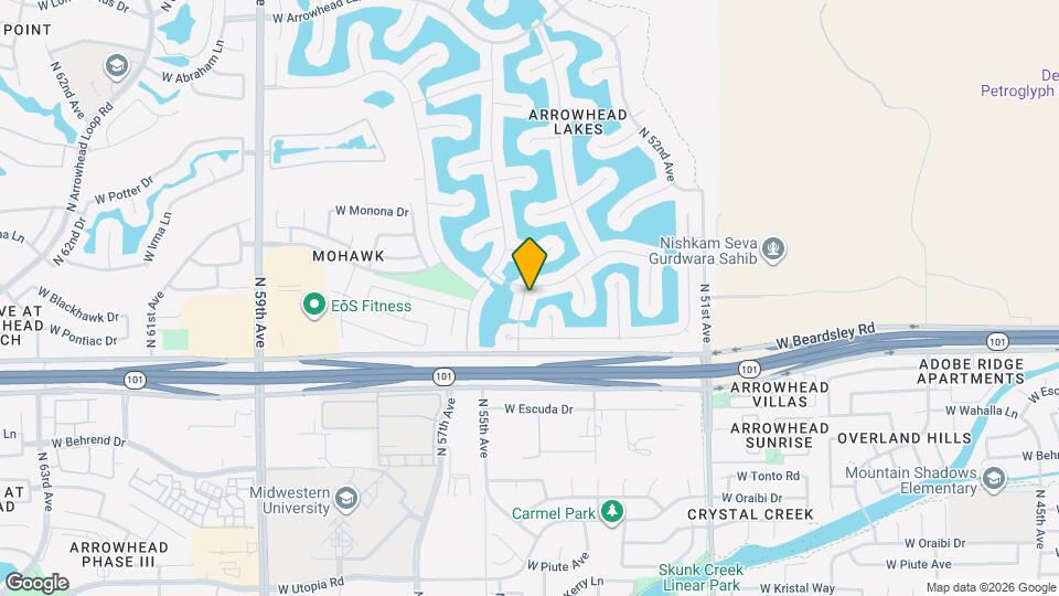 20385 N 54th Ave Map and Location Details