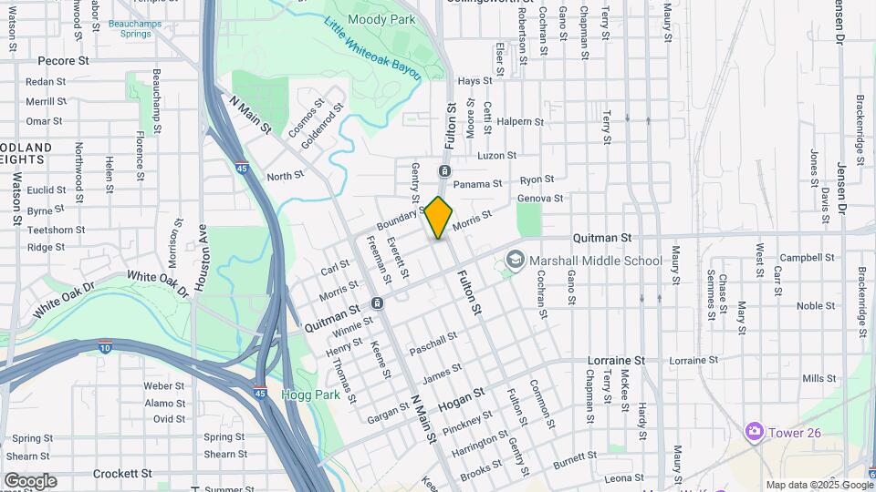 2324 Gentry St Map and Location Details