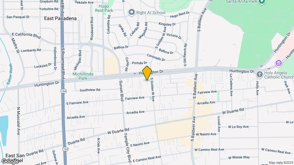 918 W Huntington Dr Map and Location Details