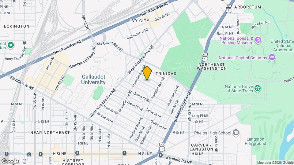 1234 Meigs Pl NE Mapa y Detalles de la Ubicación