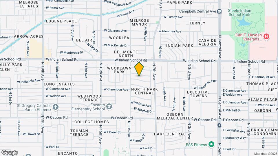 842 W Fairmount Ave Map and Location Details