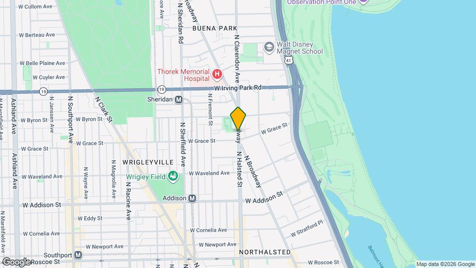 3810 N Broadway Map and Location Details