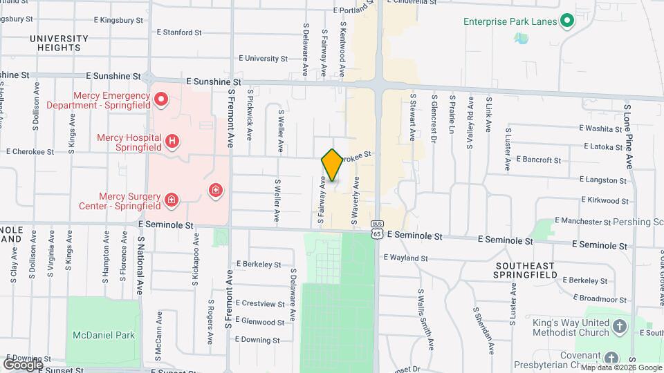 2051 S Kentwood Ave Map and Location Details