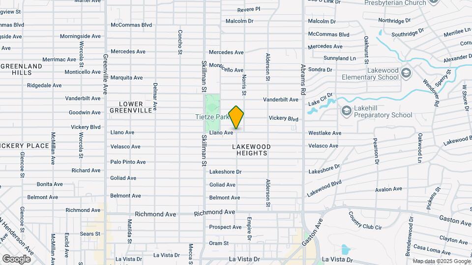 6166 Llano Ave Map and Location Details