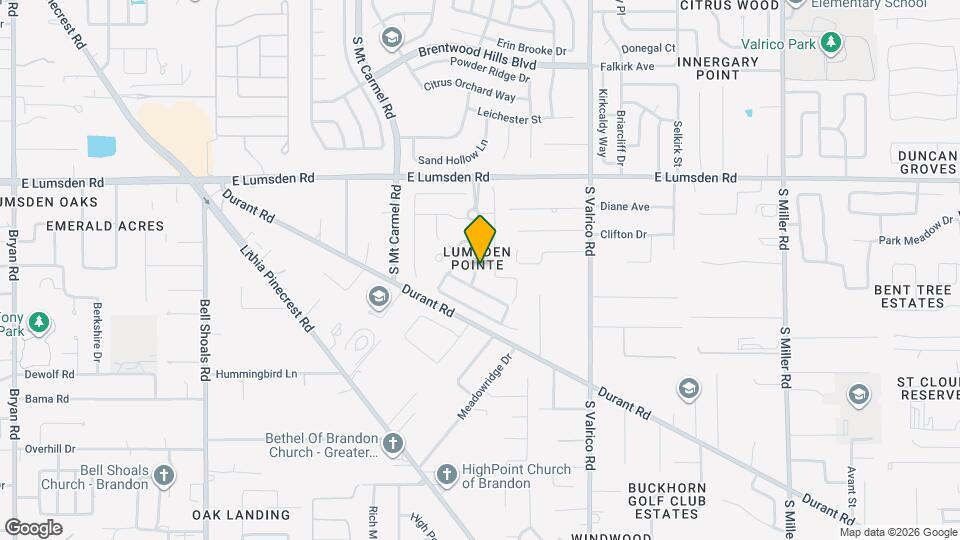 1125 Lumsden Pointe Blvd Map and Location Details