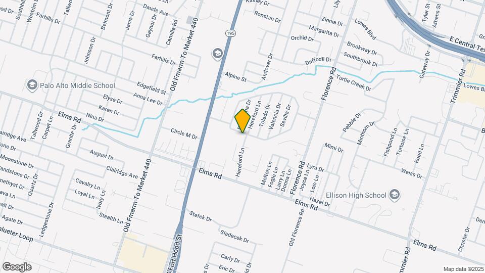 3400 Cantabrian Dr Mapa y Detalles de la Ubicación