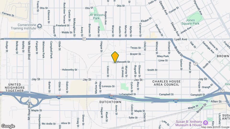 543 Ames St Map and Location Details