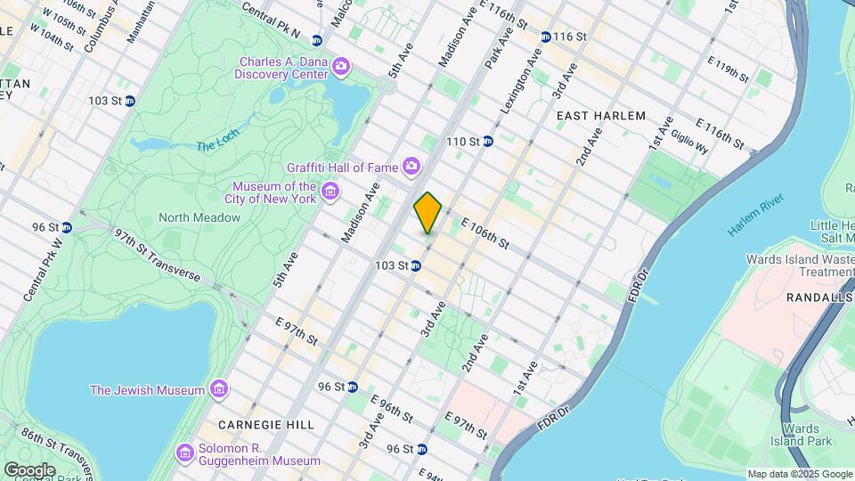 1782 Lexington Ave Mapa y Detalles de la Ubicación