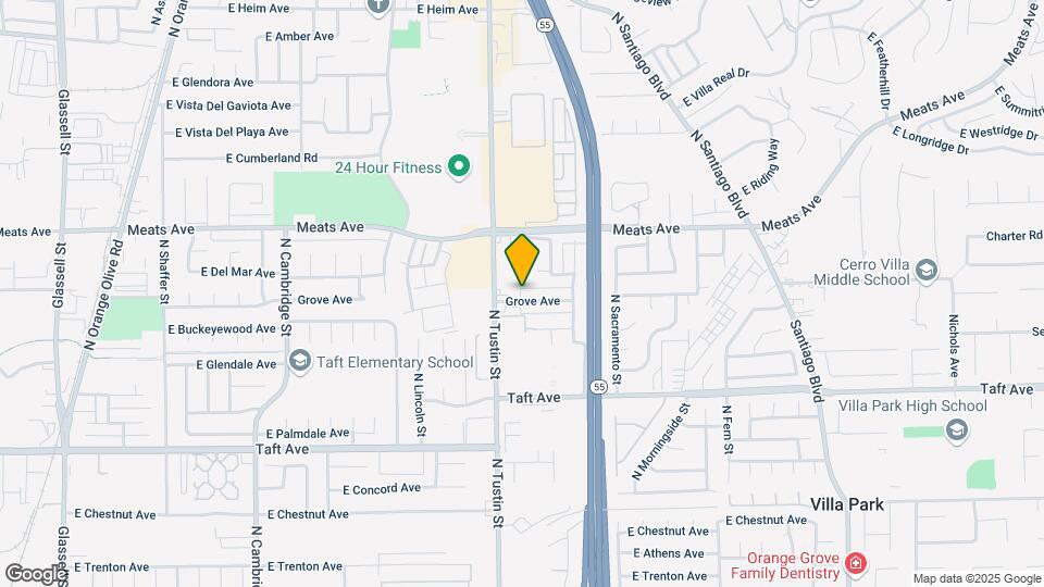 1743 E Grove Ave Map and Location Details
