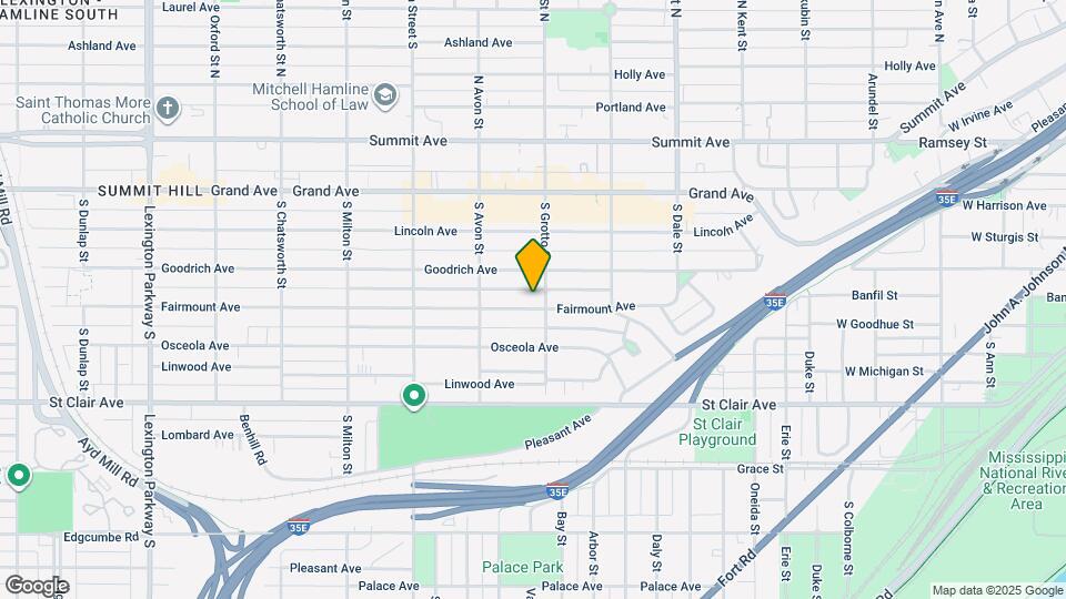 749 Fairmount Ave Map and Location Details