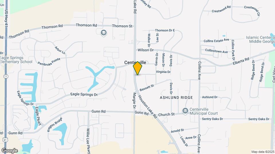 412 N Houston Lake Blvd Map and Location Details