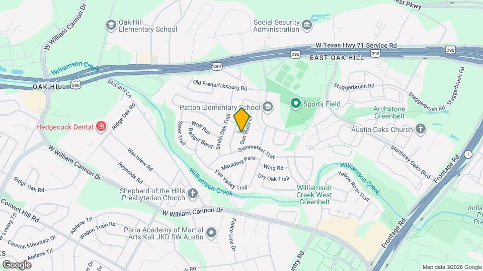 6206 Sun Vista Dr Map and Location Details