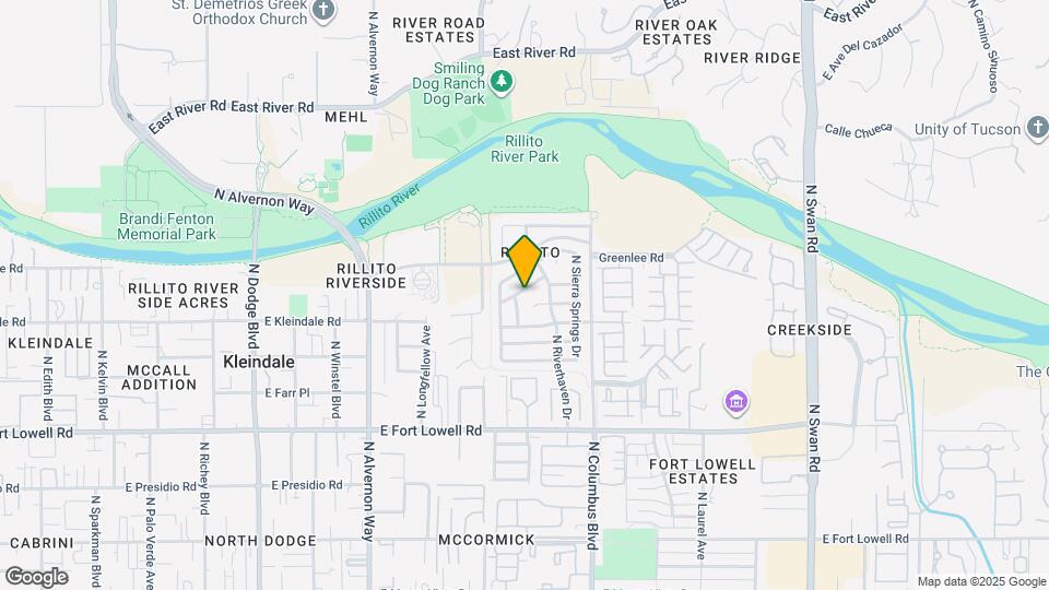 4164 E Stone River Dr Map and Location Details